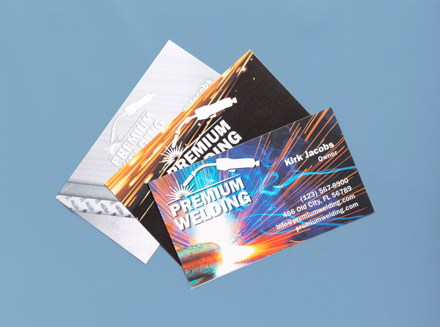 3 business card examples